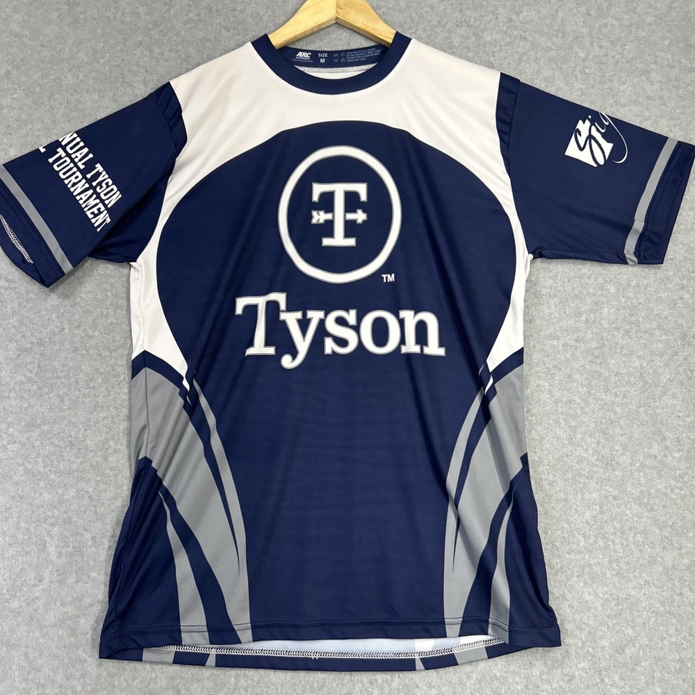 Tyson Food Company, Softball Jersey Size Medium  White, And Purple